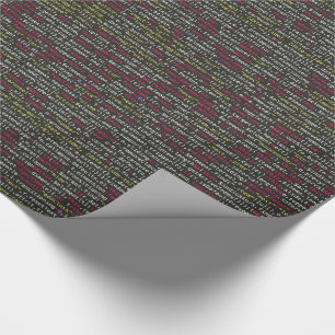 Eindpatroon van ontwikkelaar cadeaupapier