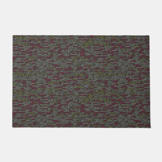 Eindpatroon van ontwikkelaar deurmat (Voorkant)