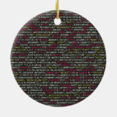 Eindpatroon van ontwikkelaar keramisch ornament (Achterkant)