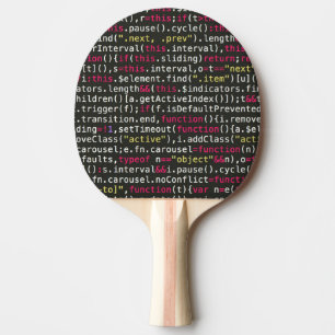Eindpatroon van ontwikkelaar tafeltennisbatje