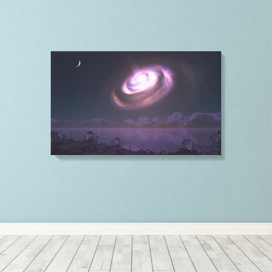 eindpunt canvas afdruk (Insitu (Houten vloer))