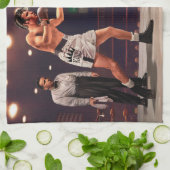 Eindronde 2 theedoek (Gevouwen)