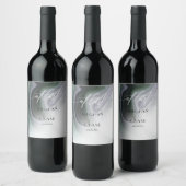 Eindtijd Stusty Sage Agate Abstract Wijn Etiket (Flessen)