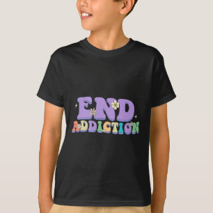 Eindverslaving Groovy Happy Style Overdosis Awaren T-shirt