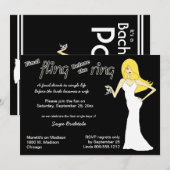 Eindvlucht vóór de ringbandige bride kaart (Voorkant / Achterkant)