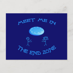 Eindzone Frisbee Briefkaart