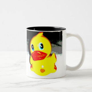 eine ententasse tweekleurige koffiemok