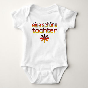 Eine Schöne Tochter Germany Flag Colors Romper