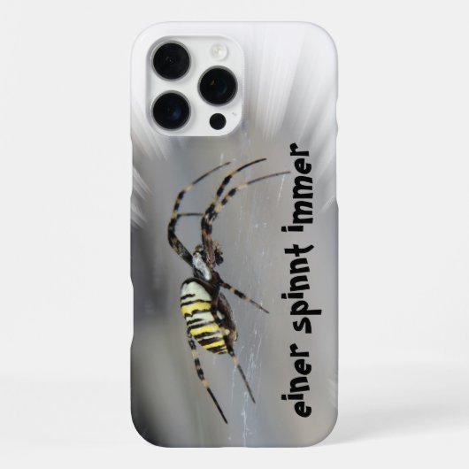 Einer spinnt immer iPhone Hüllen iPhone Hoesje (Achterkant)