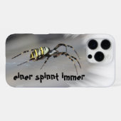 Einer spinnt immer iPhone Hüllen iPhone Hoesje (Achterkant horizontaal)