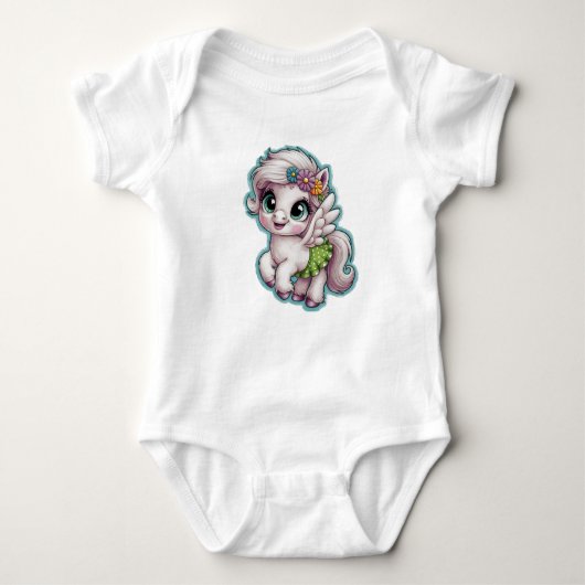 Einhorn-Baby-Strampler Romper (Voorkant)
