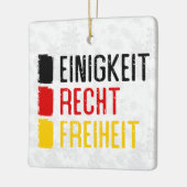 Einigkeit Recht Freiheit Duits Ornament (Links)