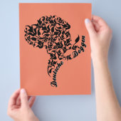 Einladung Flyer Deutsche Doggen Illustration (Hand)