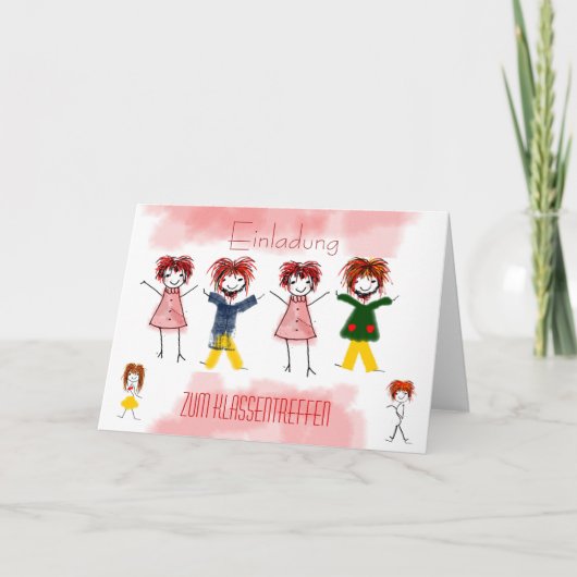 Einladung Klassentreffen (Voorkant)