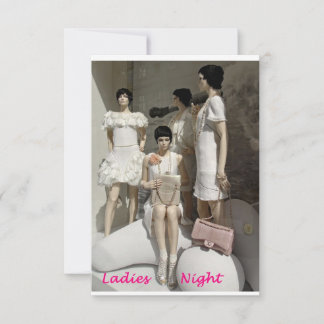 Einladung "Ladies Night" Kaart