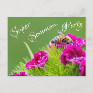 Einladung zu Deiner super Sommerparty! Briefkaart