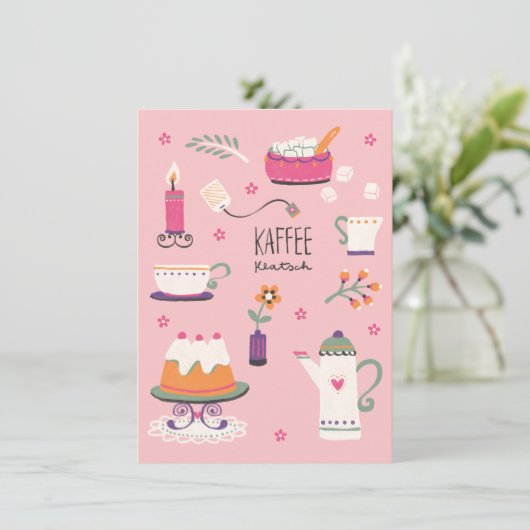 Einladung zum Kaffeklatsch (Staand voorkant)