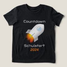 Einschulung - Countdown Schulstart - Rakete 1 |