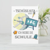 Einschulung Einladungskarten Kaart (Staand voorkant)