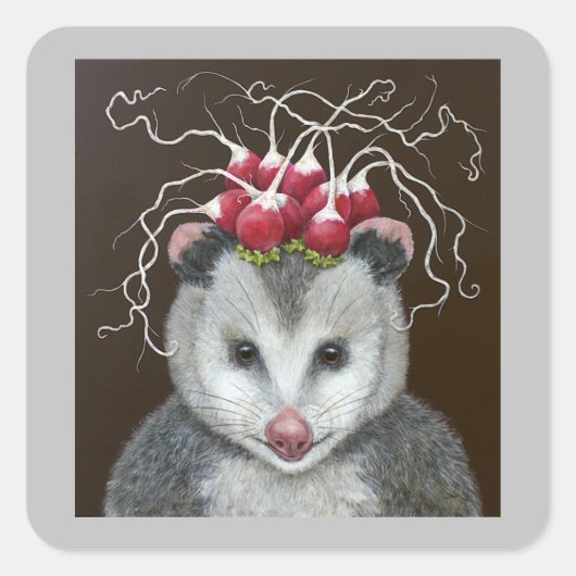 Einstein les autocollants opossum (Devant)
