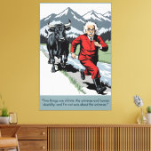 Einstein quote poster canvas print (Insitu (Woonkamer))