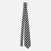 Einstein Simple Stripe Satin Necktie Stropdas (Achterkant)