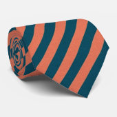 Einstein Simple Stripe Satin Necktie Stropdas (Opgerold)