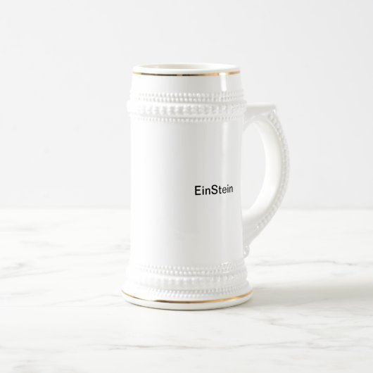 Einstein Stein Bierpul (Voorkant rechts)
