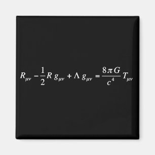 Einstein-veldvergelijking van de algemene relativi magneet