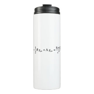 Einstein-veldvergelijking van de algemene relativi thermosbeker