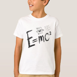 Einsteins relativiteitstheorie. formule t-shirt