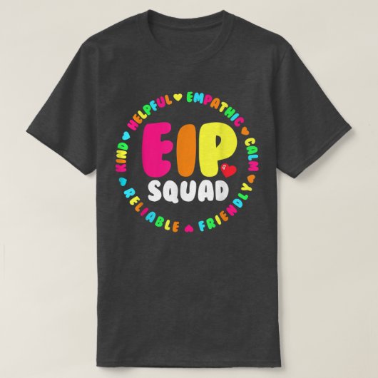 EIP Squad Early Intervention Program Intervention  T-shirt (Design voorkant)