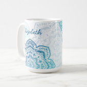 Eira Mandala 15 oz. Personalized Mug (Devant gauche)
