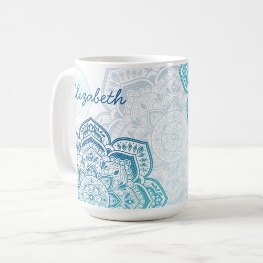 Eira Mandala 15 oz. Personalized Mug (Devant gauche)