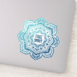 Eira Mandala Personalized Custom-Cut Vinyl Sticker