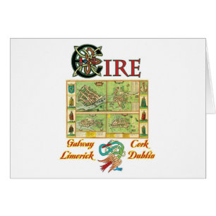 Eire Cities-kaart