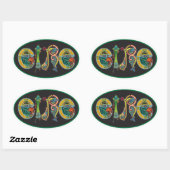 Eire Oval Euro Sticker (Vel)