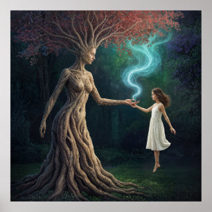 "Eirene's Bosovergang" – Een Surrealistische Reali Poster