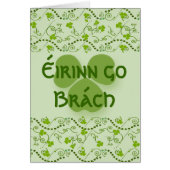 Eirinn go Brach Irlande Forever Note Card (Devant)