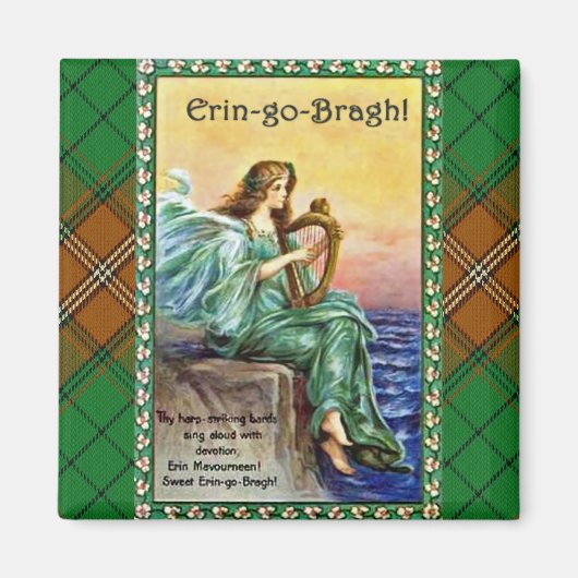 Éirinn met Harp Magneet (Voorkant)