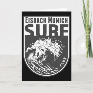 Eisch, München Surf Souvenir Surfen Golven Vakanti Kaart