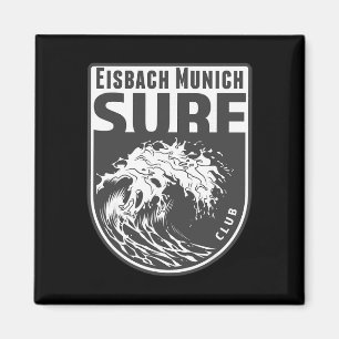 Eisch, München Surf Souvenir Surfen Golven Vakanti Magneet