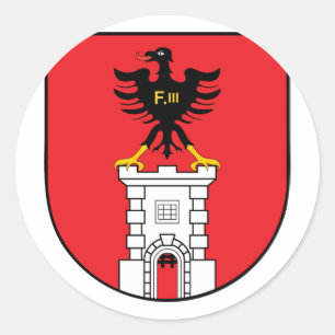 eisenstadt, Oostenrijk Ronde Sticker
