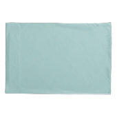 Eishell Blue Solid Color Kussensloop (Achterkant)