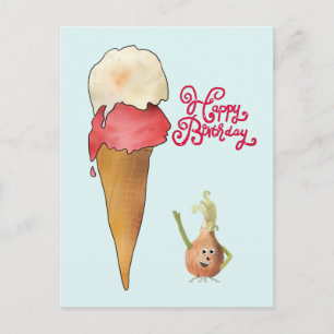 Eiswaffel Briefkaart