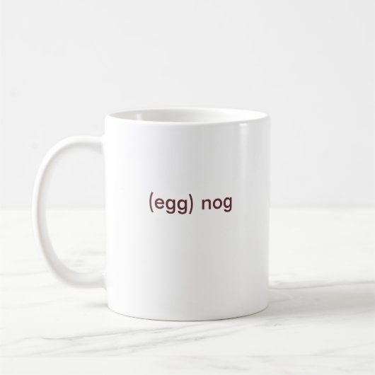 (eitje) koffiemok (Links)