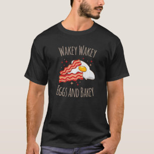 Eitjes Bacon Ontbijt Papa Joke Gezegde Rhyme T-shirt