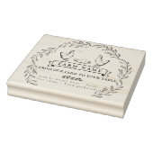 Eitkartonnen stempel voor  Rustisch Boerderij (Stempel)