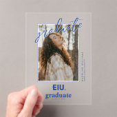 EIU-blokletter Acryl Uitnodigingen (Insitu (Draagbaar))