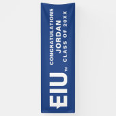 EIU-blokletter Spandoek (Verticaal)
